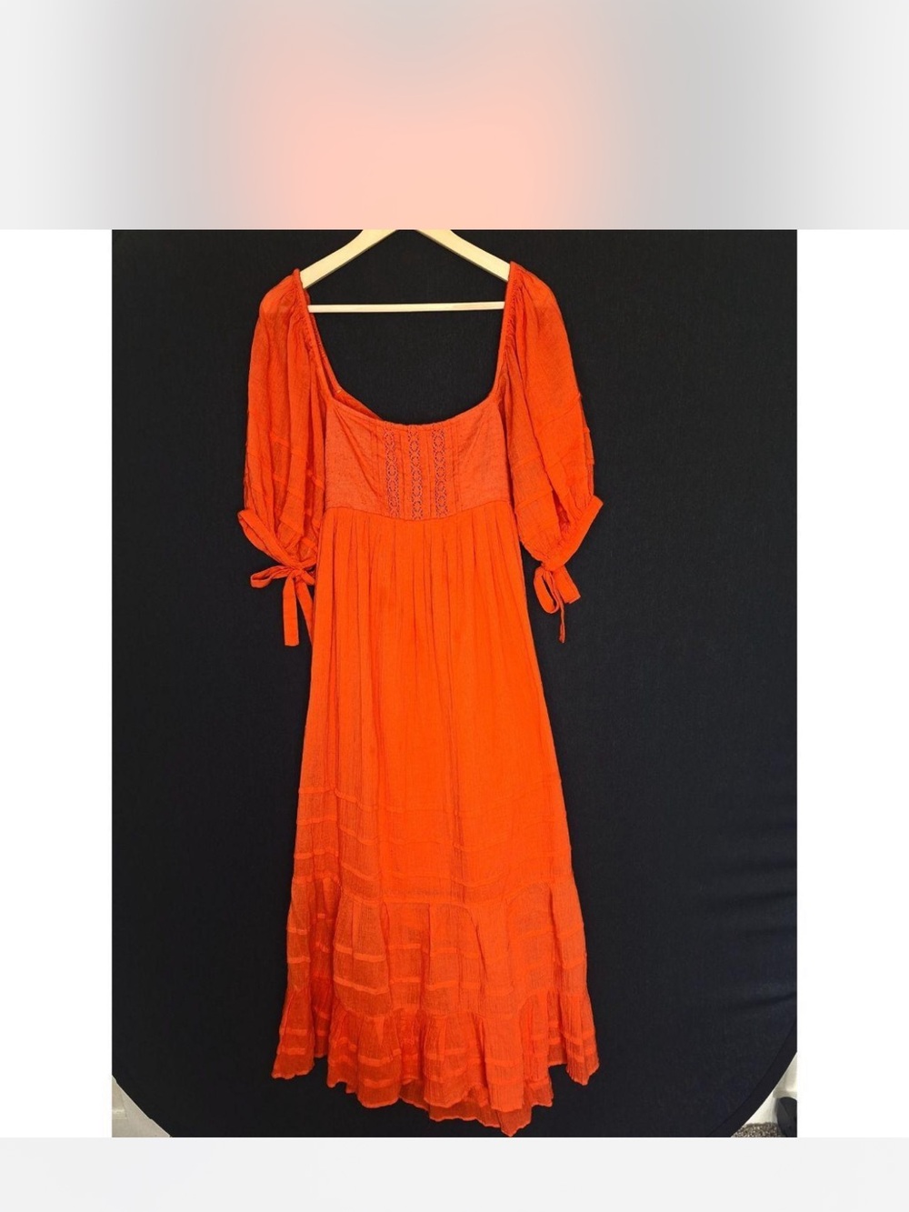 Free People Lets Be Friends Peasant Maxi Dress